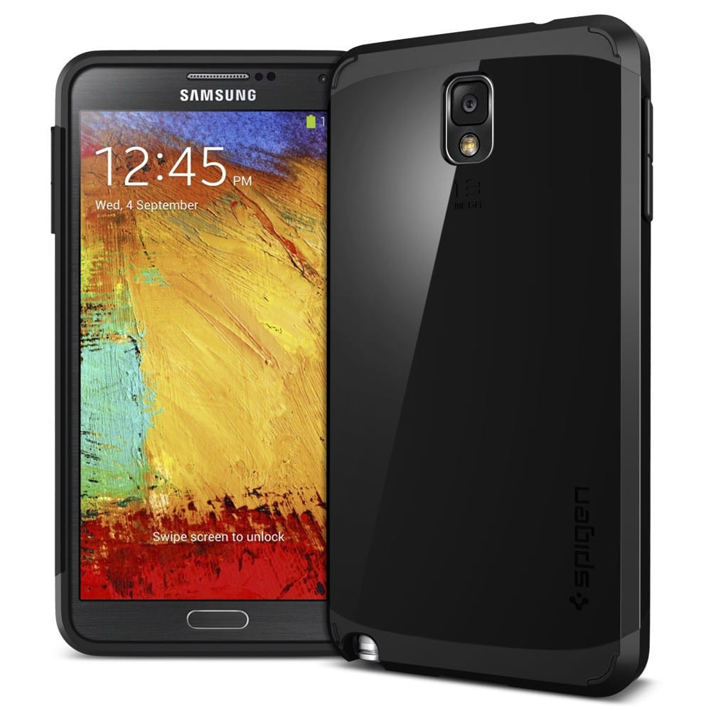 Spigen SGP Galaxy Note 3 Case Slim Armor Soul Black