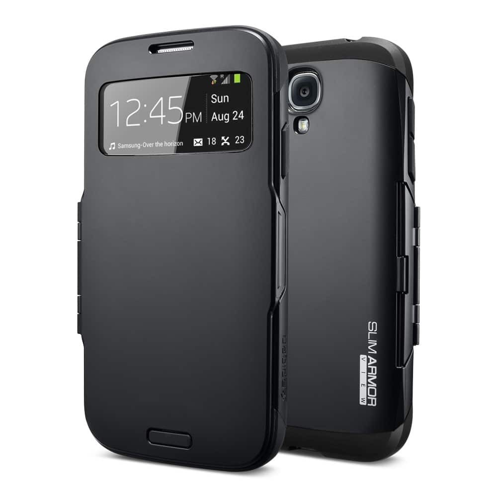 Spigen SGP Galaxy S4 Slim Armor View Smooth Black