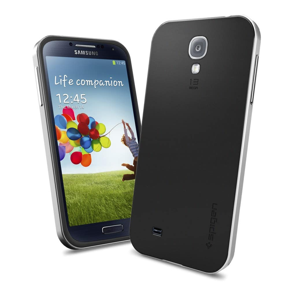 SGP Spigen Satin Silver Neo Hybrid for Galaxy S4
