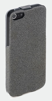 Grey ROCK Flip Leather Case