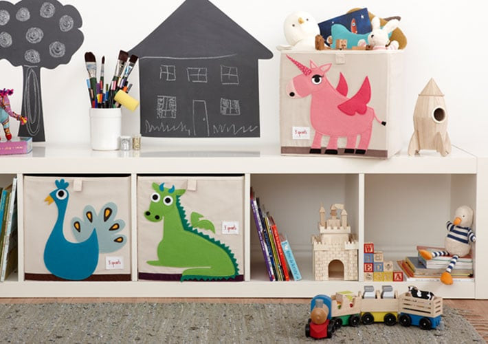 3 Sprouts Animal Storage Box for Kids & Babies