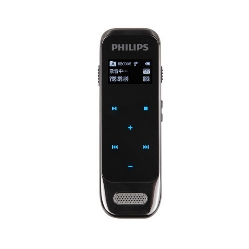 Philips VTR6600 Digital Recorder Voice Tracer with FM Radio 8GB Black