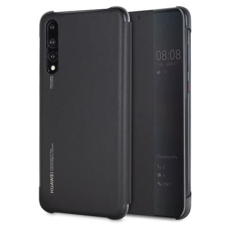 Official Huawei P20 Smart View Flip Case - Black
