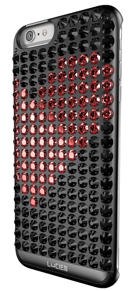 iPhone 6 6s Lucien Hearts Black Red Jewel Case