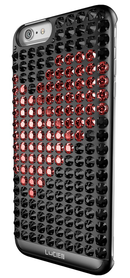 iPhone 6 6s Plus Lucien Hearts Black Red Jewel Case