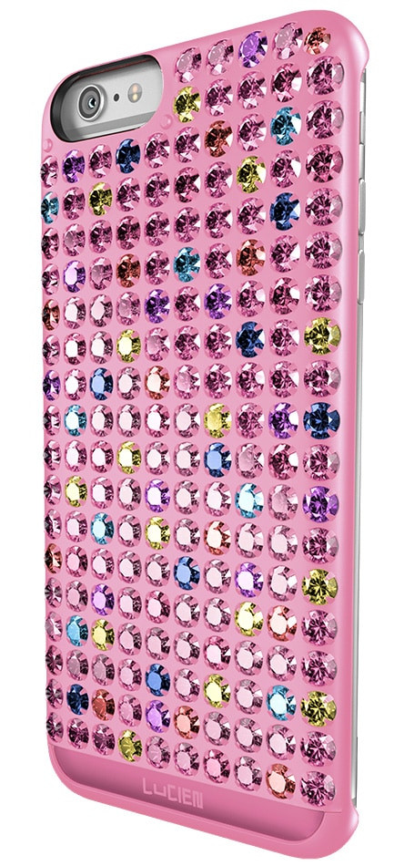iPhone 6 6s Lucien Multi Color Light Pink Jewel Case
