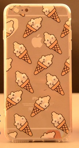 Skinnydip Ice Cream Googly Eyes iPhone 6 6s Case