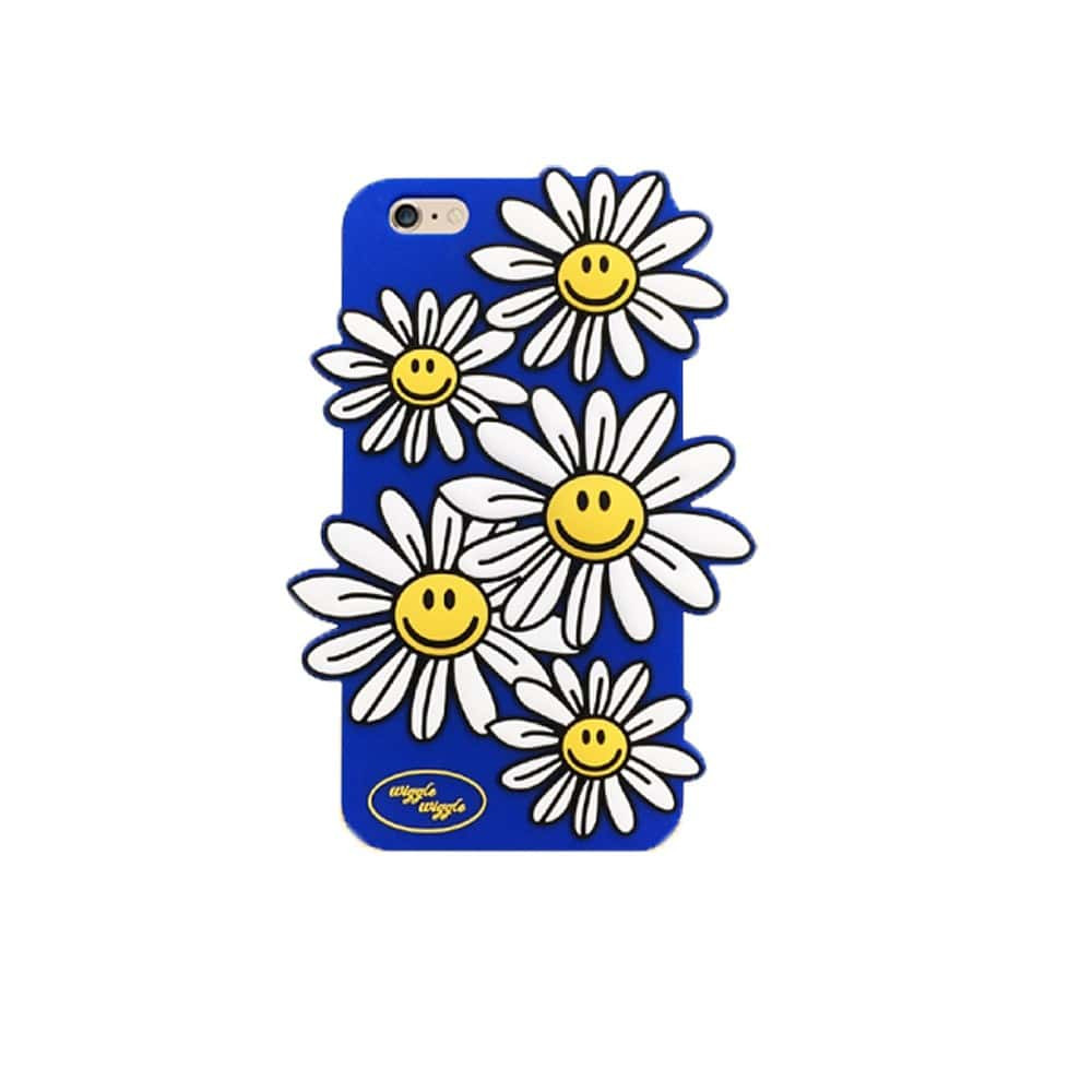 iPhone 6 6s Daisy Silicone Case Wiggle Wiggle