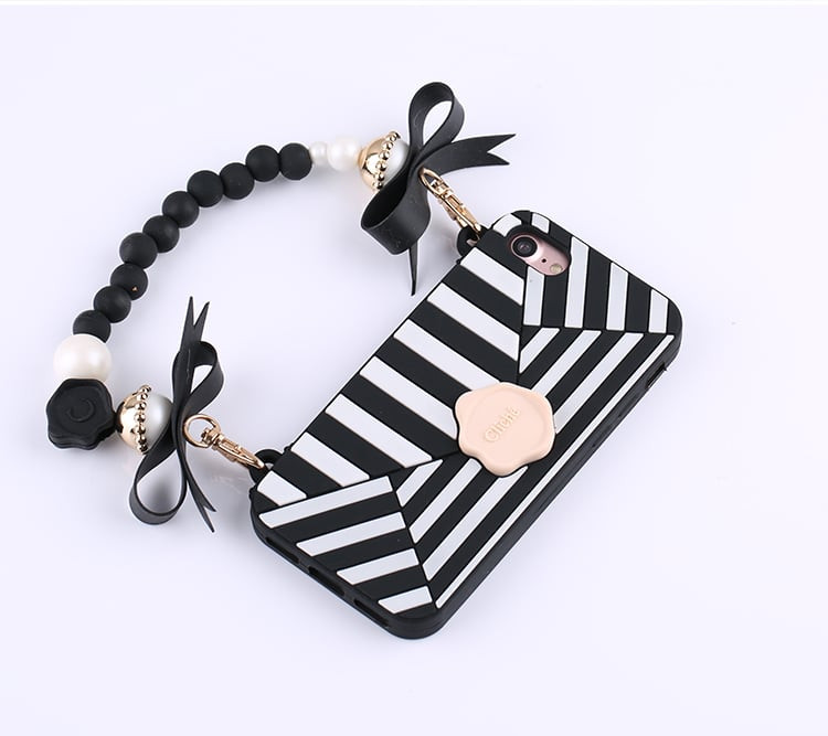 Candies Wristlet Silicone Case For iPhone 7