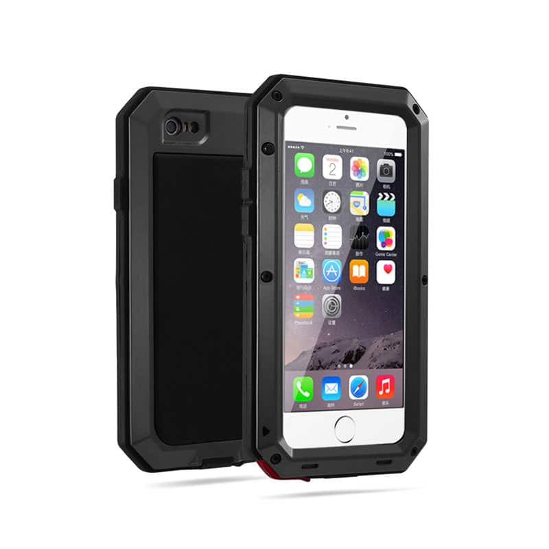 Shockproof Gorilla Glass Metal Case for iPhone 7