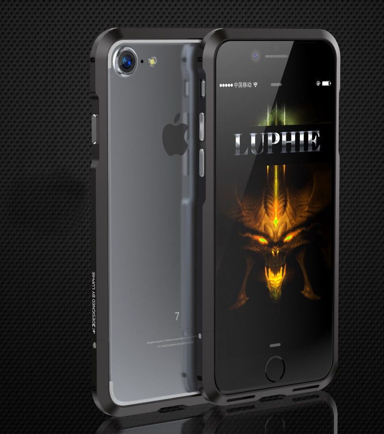 Luphie Protective Stealth Bumper Metal Case iPhone 7