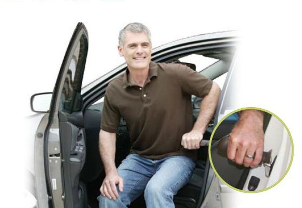 Able Life Auto Assist Grab Bar - Vehicle Support Handle & Standing Mobility Aid