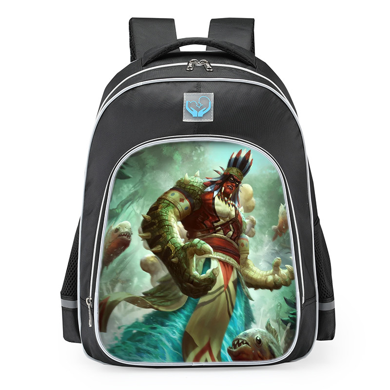 Smite He Bo Lord Of The Amazon Skin School Backpack