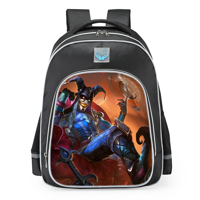 Smite Loki Joki Skin School Backpack