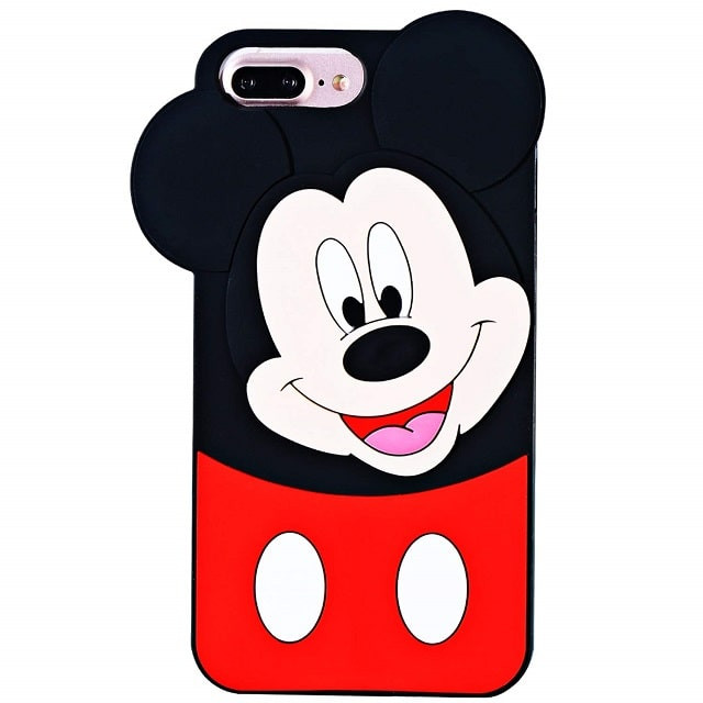 Mickey Mouse Silicone 3D iPhone 6s 6 Plus Case