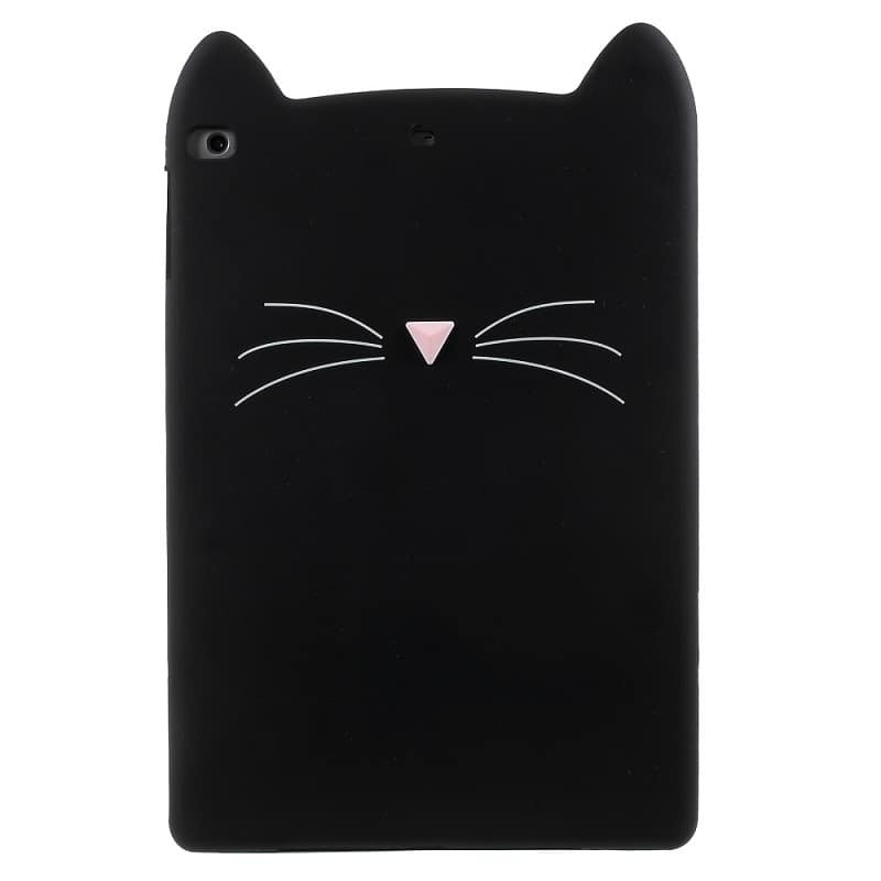Silicone Black Cat Case for iPad 9.7 (5th Gen) (6th Gen)