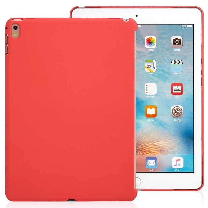iPad 9.7 Silicone Case Red