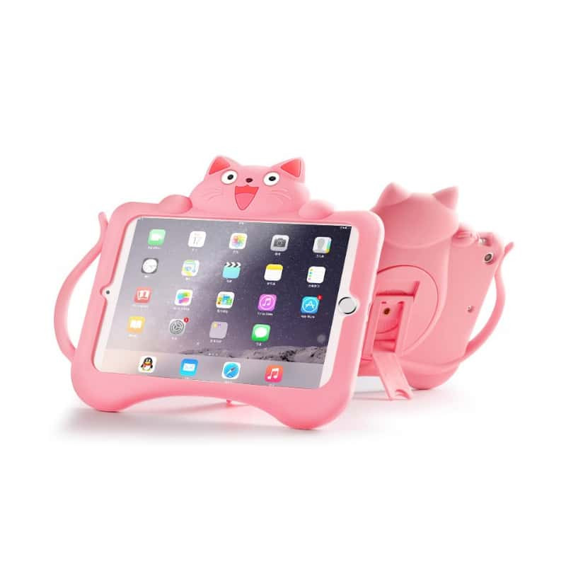 Cat Shape Silicone Kids iPad Mini 4 Case