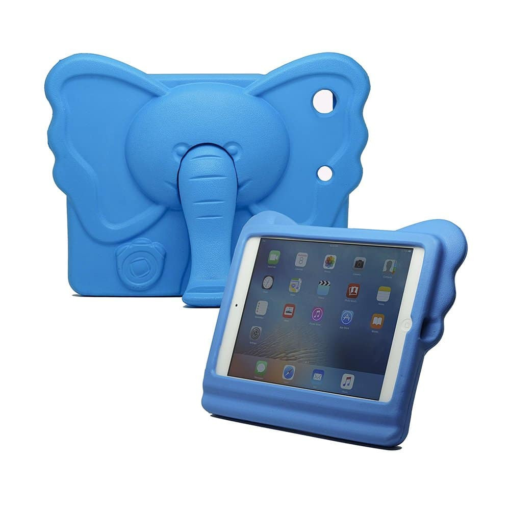 iPad Mini 5 4 3 2 1 Elephant Shape Kids Heavy Duty Protective Standing Case