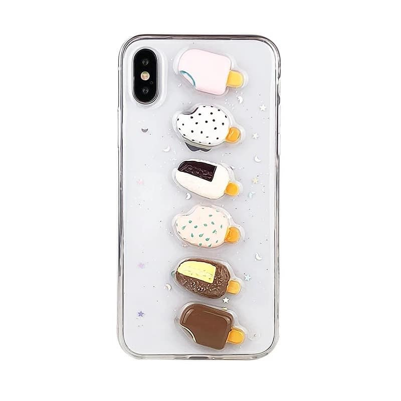 3D Ice Cream Bar iPhone X XS Case