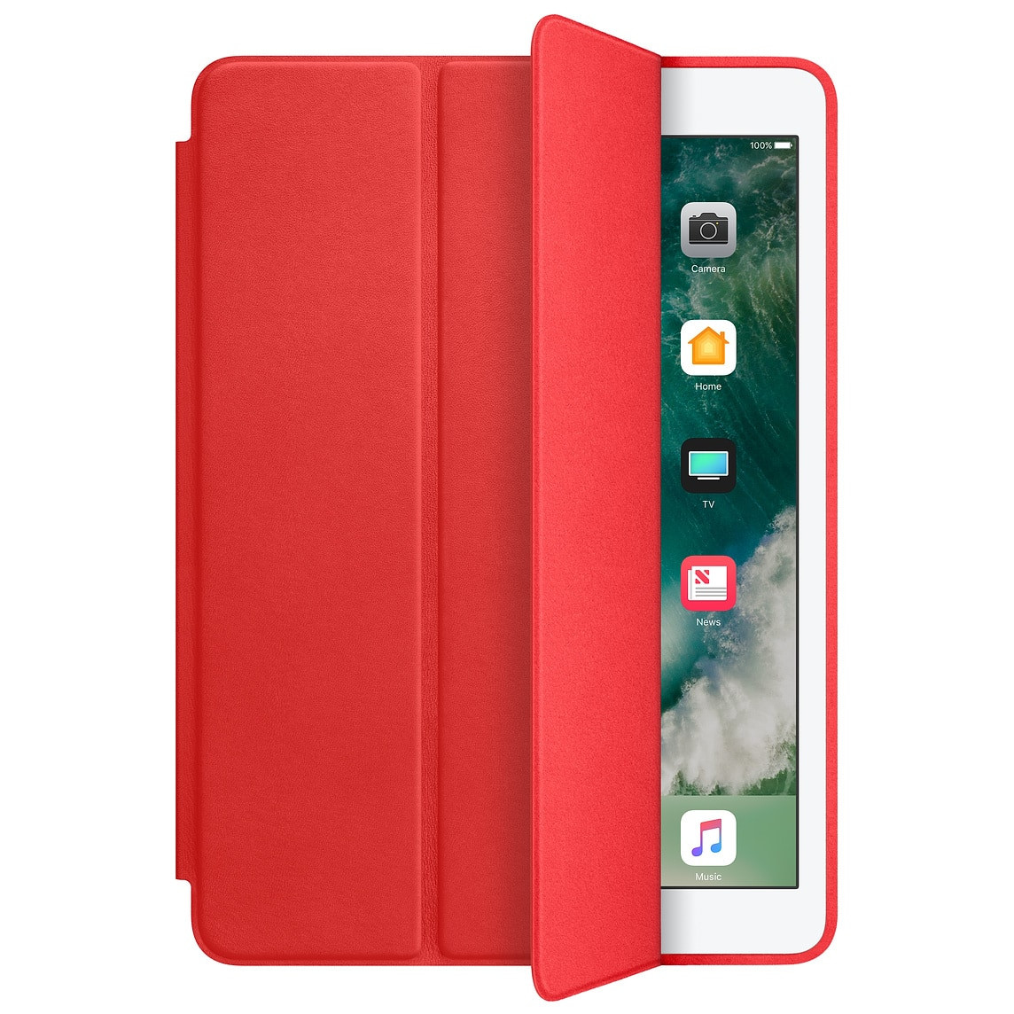 Leather Smart Case for iPad Mini 5 (2019) Red