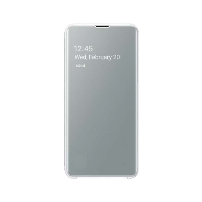 Official Samsung Galaxy S10e Clear View Cover Case - White