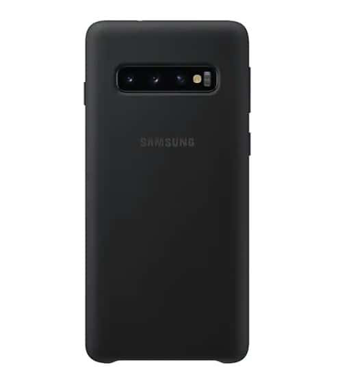 Official Samsung Galaxy S10 Silicone Cover Case - Black