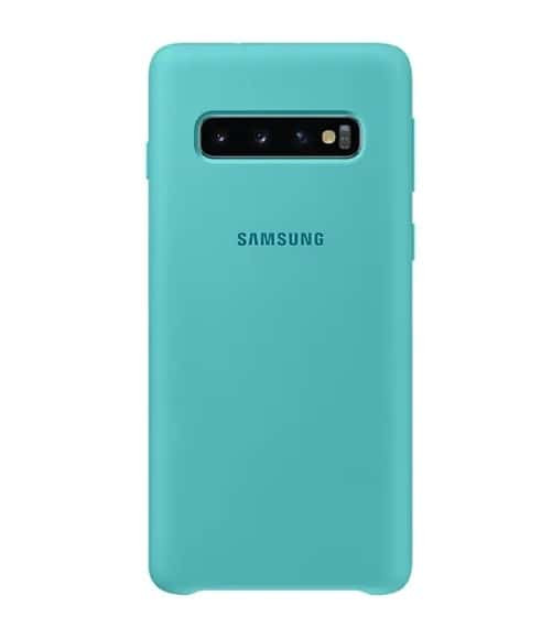 Official Samsung Galaxy S10 Silicone Cover Case - Green