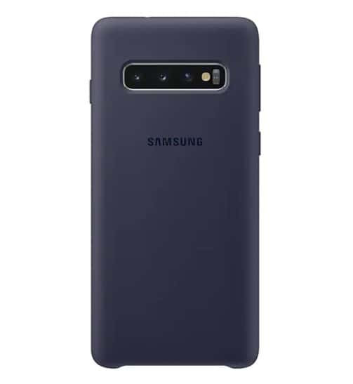 Official Samsung Galaxy S10 Silicone Cover Case - Navy
