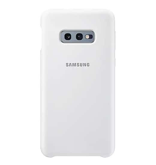 Official Samsung Galaxy S10e Silicone Cover Case - White