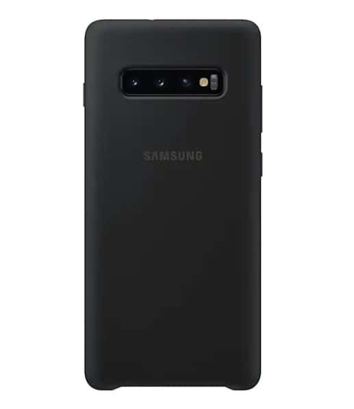 Official Samsung Galaxy S10+ Plus Silicone Cover Case - Black