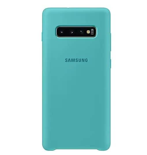 Official Samsung Galaxy S10+ Plus Silicone Cover Case - Green