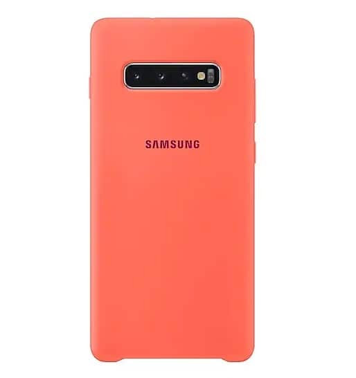 Official Samsung Galaxy S10+ Plus Silicone Cover Case - Pink