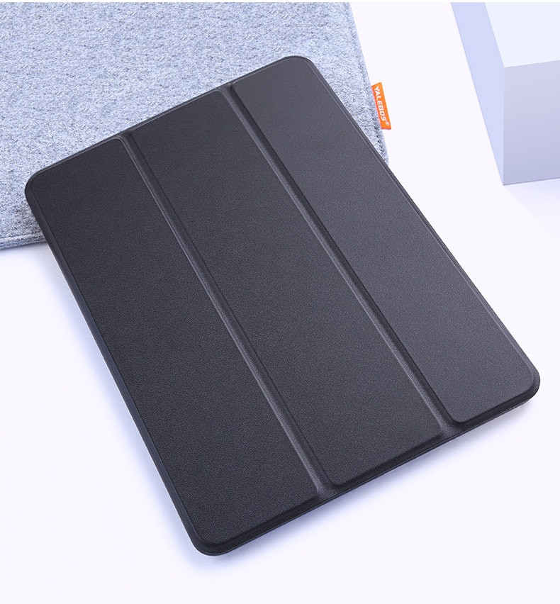 Silicone Case With Smart Cover for iPad 9.7-inch 5th Gen Black