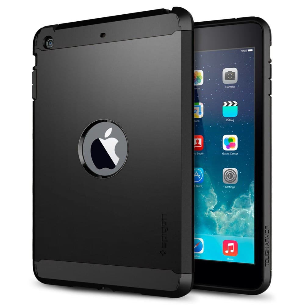 iPad Mini Mini Retina Case Spigen SGP Tough Armor Black