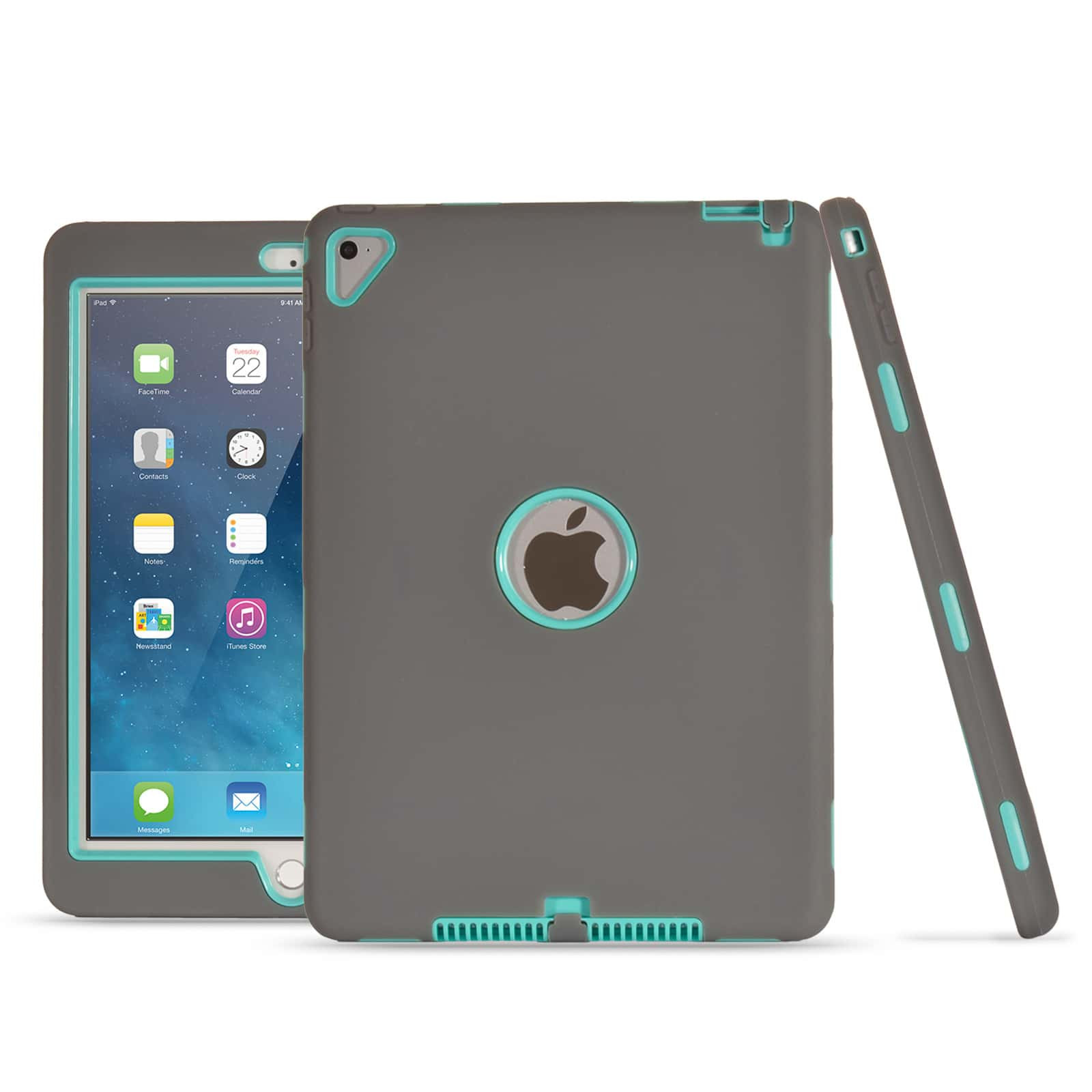 iPad Pro 9.7 Defender Case Grey / Teal