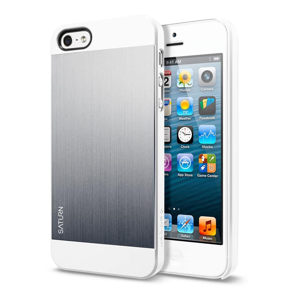 SGP Saturn Satin Silver for iPhone 5