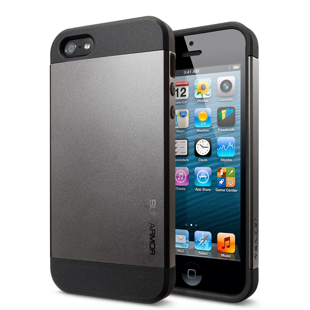 SGP Spigen iPhone 5 5s SE Case Slim Armor Gunmetal