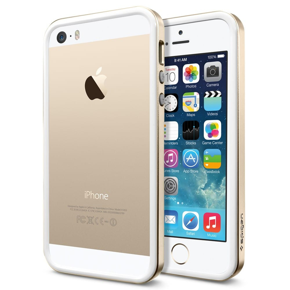 SGP Spigen Neo Hybrid EX Slim Metal Champagne Gold iPhone 5 5S Case