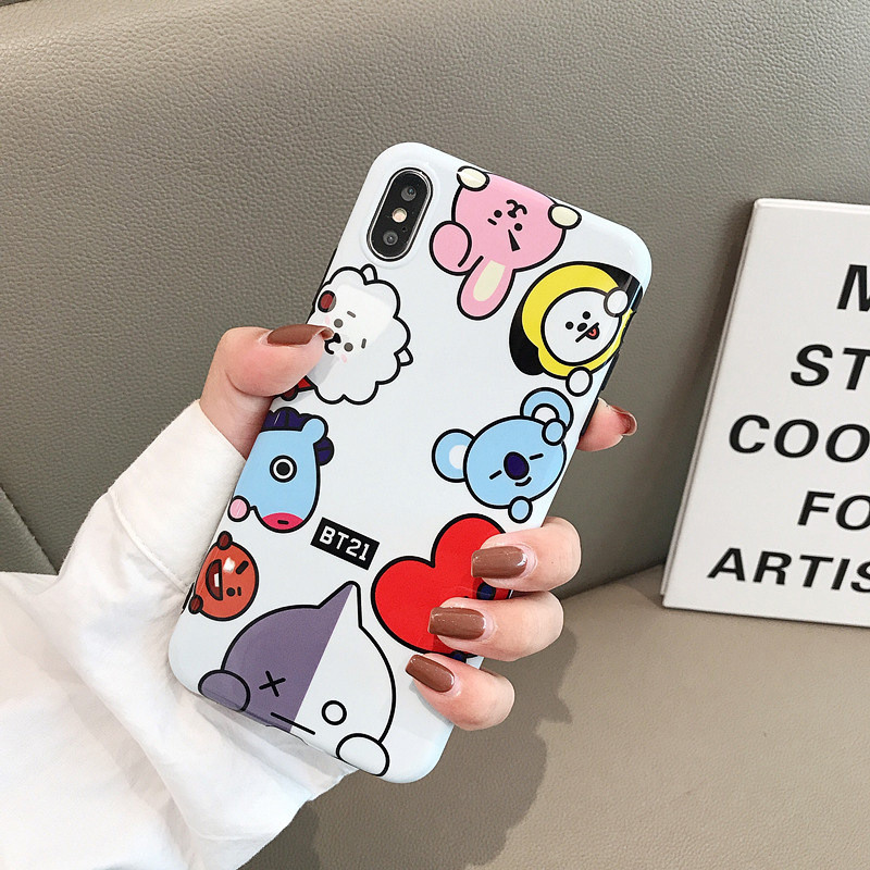 BT21 Cooky Mang Van Tata Phone Case for iPhone X Xs