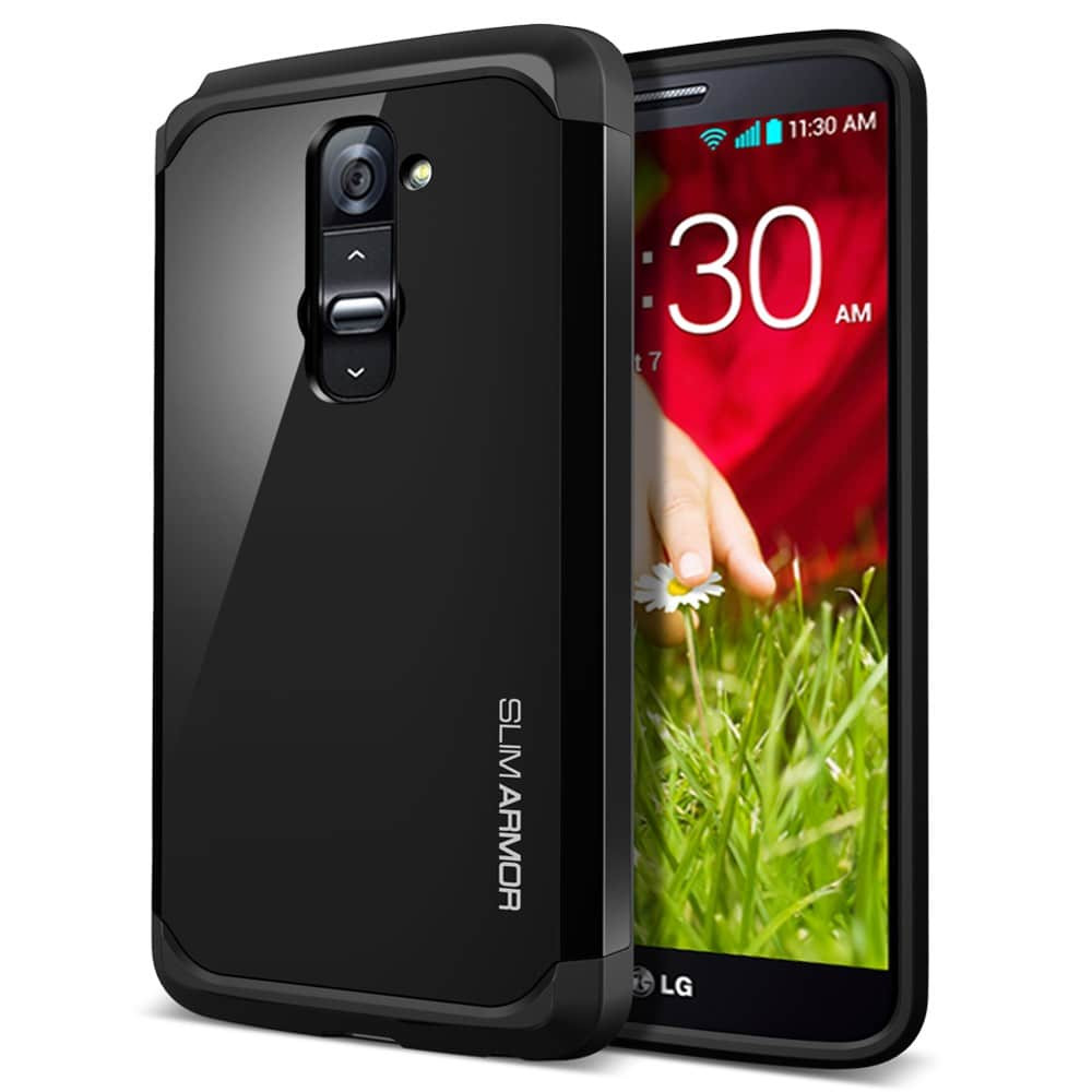 LG G2 Case Spigen SGP Slim Armor Soul Black