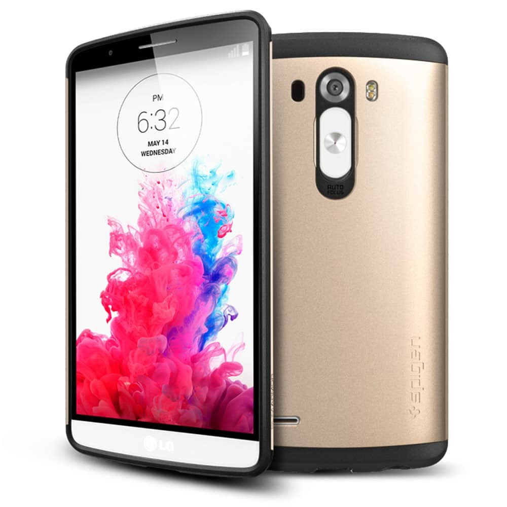 LG G3 Spigen Slim Armor Case Champagne Gold