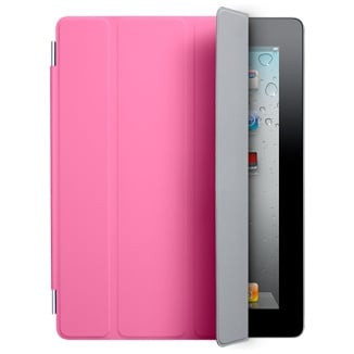 Smart Cover for Apple iPad 2 and the new iPad - Polyurethane Pink