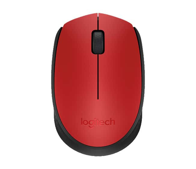 Logitech M170 - Wireless Optical Mouse - Red