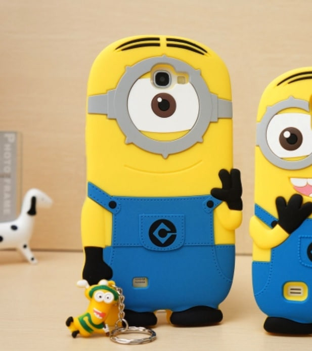 3D One Eye Minion Despicable Me Case for Galaxy Note 2