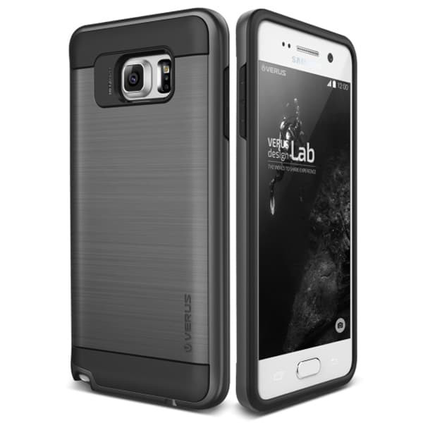 Verus Verge Series Galaxy Note 5 Case Steel Silver