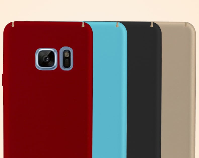 Seamless Ultra Thin .72mm Protective Case for Galaxy Note 7 Gold