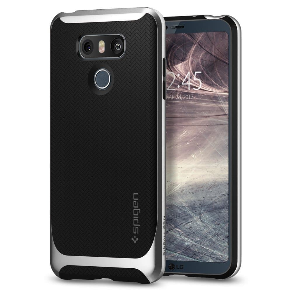Spigen Neo Hybrid Satin Silver Case for LG G6