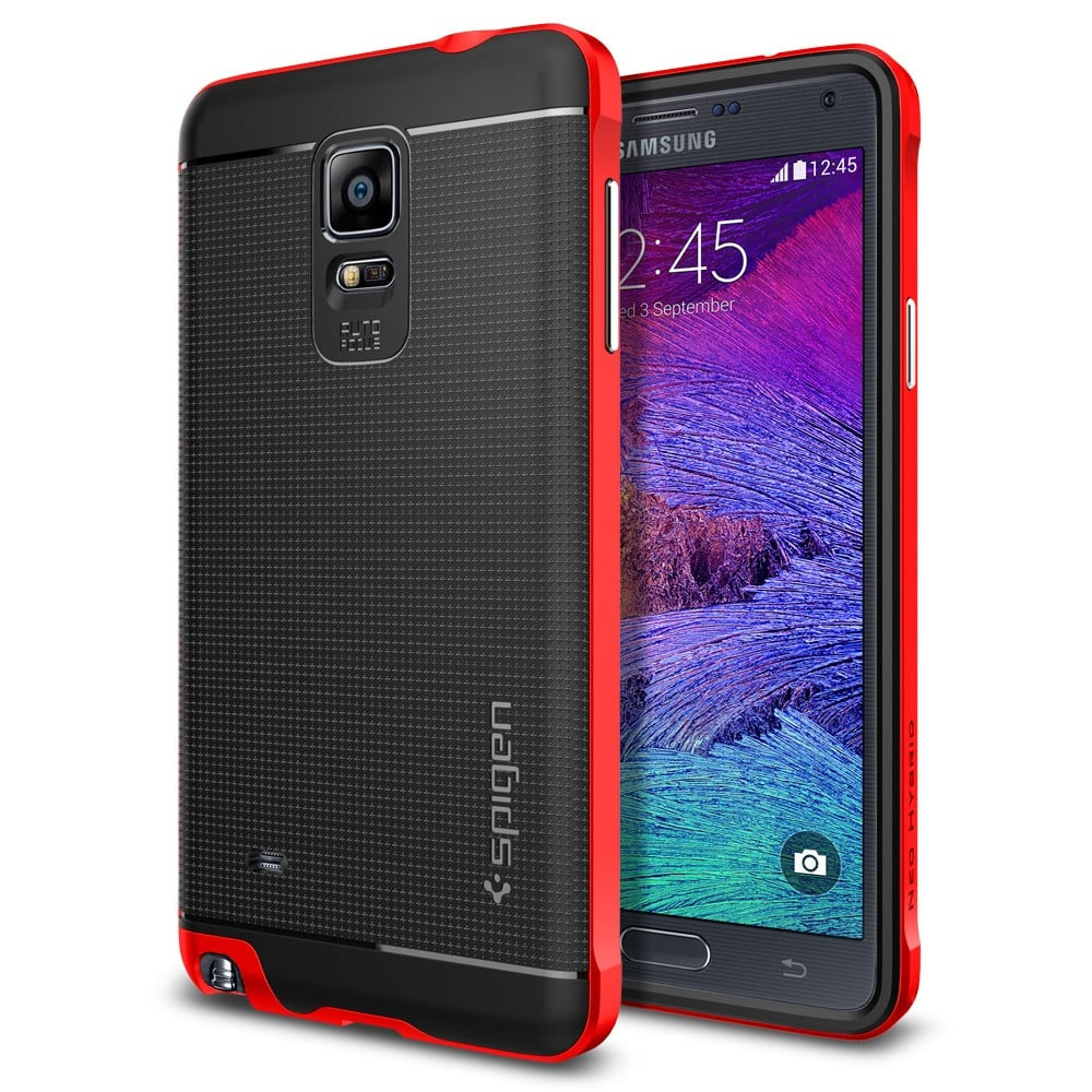 Spigen Neo Hybrid Galaxy Note 4 Case Electric Red