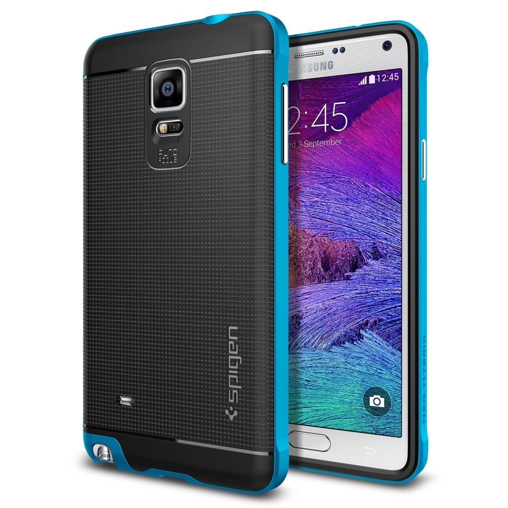 Spigen Neo Hybrid Galaxy Note 4 Case Electric Blue